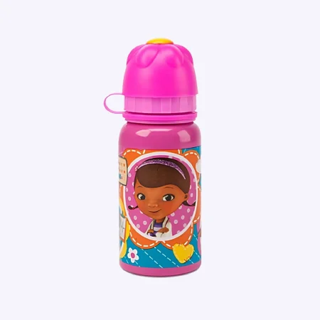 Garrafinha Infantil da Doutora Brinquedos - Disney Original 400ml com Tampa Protetora