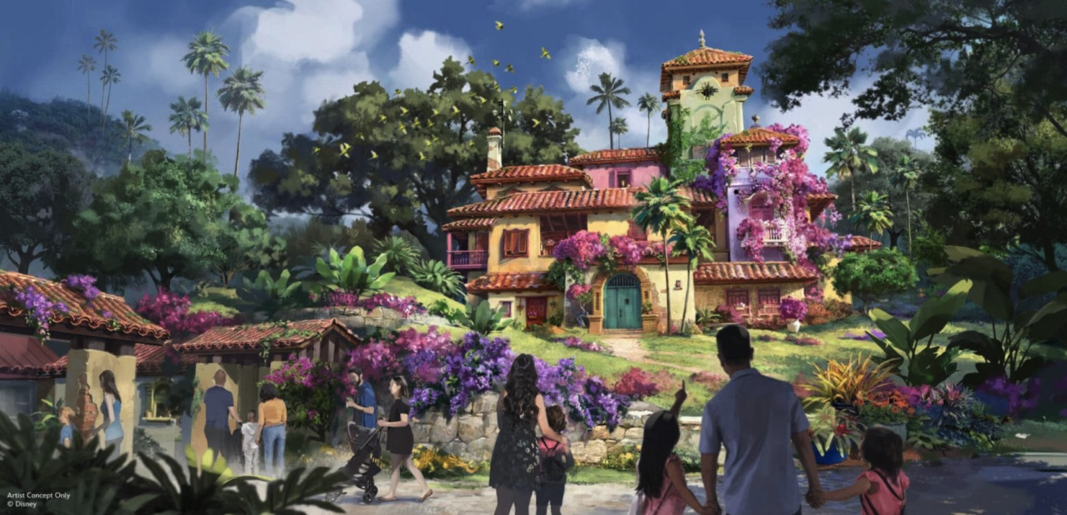 Disney revela bastidores da construção da nova atração de Encanto — e a Casita Madrigal está oficialmente ganhando forma!