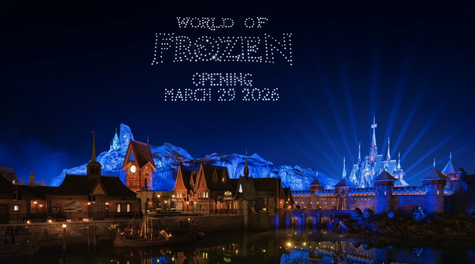 Disneyland Paris anuncia oficialmente: World of Frozen abre em 29 de março de 2026!