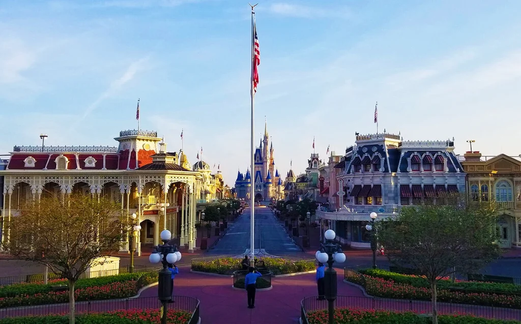 Main Street U.S.A. em renovação no Magic Kingdom