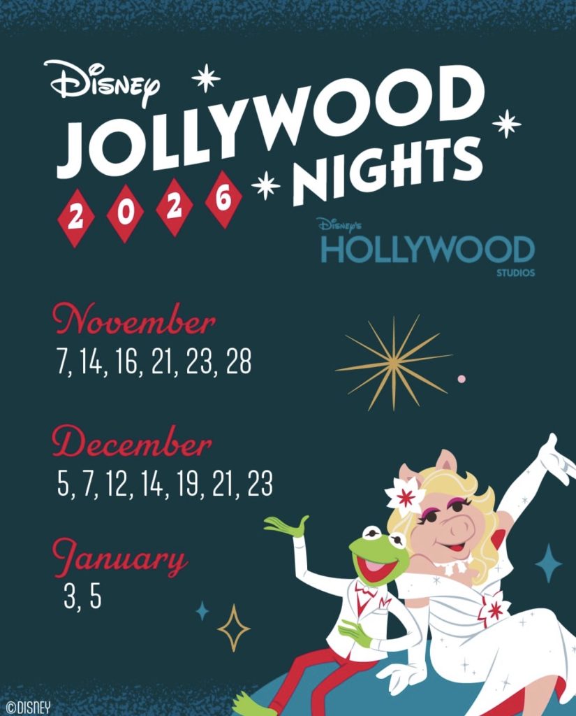 Veja datas, preços, atrações e dicas do Disney Jollywood Nights 2026, a festa de Natal do Hollywood Studios.