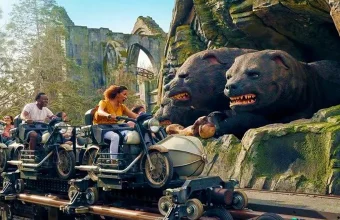 Hagrid's Magical Creatures Motorbike Adventure no Islands of Adventure sem Express Pass