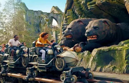 Hagrid's Magical Creatures Motorbike Adventure no Islands of Adventure sem Express Pass