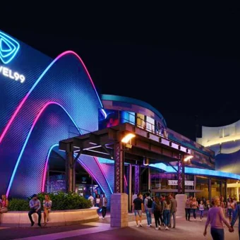 Conheça a Level99 em Disney Springs. Nova atração terá 63 desafios interativos, restaurante, bar e ingressos a partir de US$ 29,99. Nova atração abre em 29 de junho de 2026 com jogos, restaurante, bar e experiências imersivas para todas as idades.
