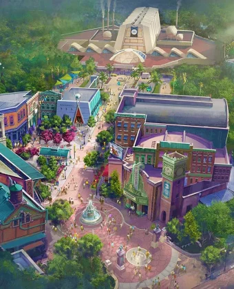 Disney revela novos detalhes de Monstrópolis no Hollywood Studios, incluindo restaurante, teatro e montanha-russa de Monstros S.A.