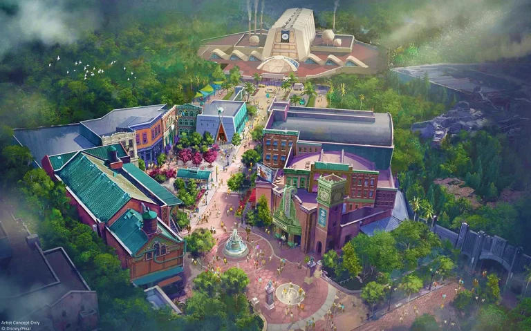 Disney revela novos detalhes de Monstrópolis no Hollywood Studios, incluindo restaurante, teatro e montanha-russa de Monstros S.A.