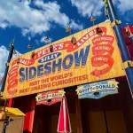 Pete's Silly Sideshow reabre no Magic Kingdom em 27 de junho de 2026 com encontros de Minnie, Donald, Margarida e Pateta.