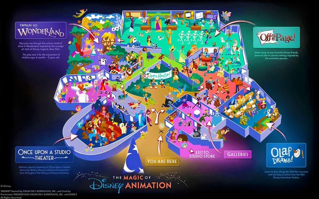 Nova área The Magic of Disney Animation no Disney's Hollywood Studios