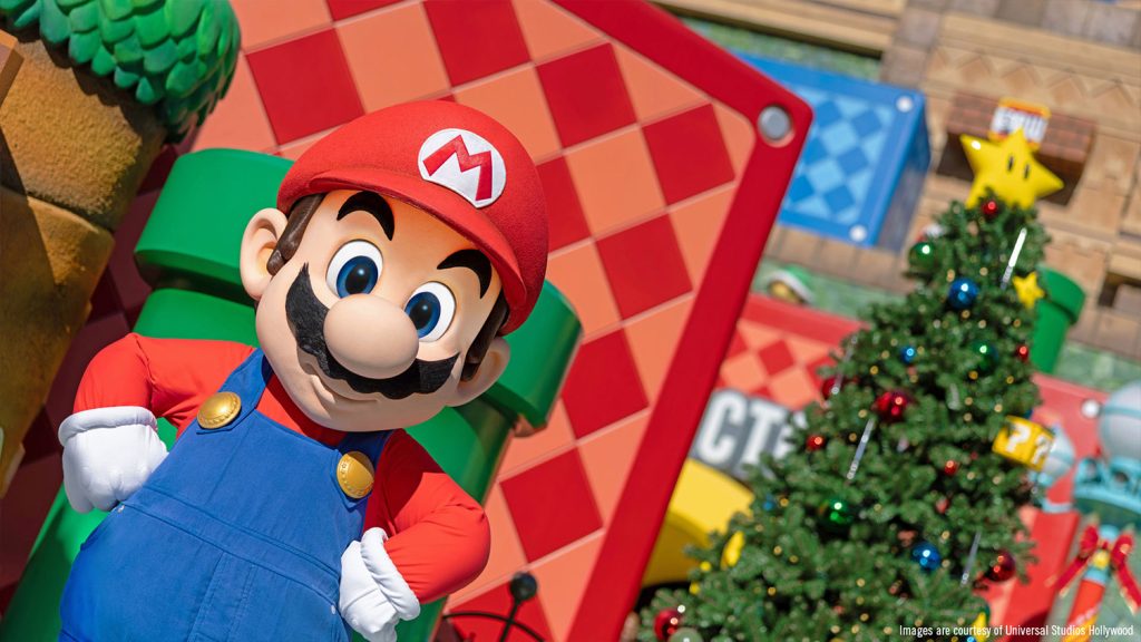 Veja as novidades do Natal no Epic Universe 2026, com SUPER NINTENDO WORLD, Isle of Berk, Celestial Park, Grinchmas e Harry Potter. 
