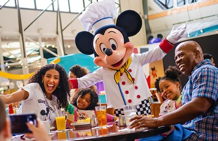 Veja os melhores restaurantes com personagens da Disney, quais personagens aparecem, como reservar e qual experiência combina com sua viagem.