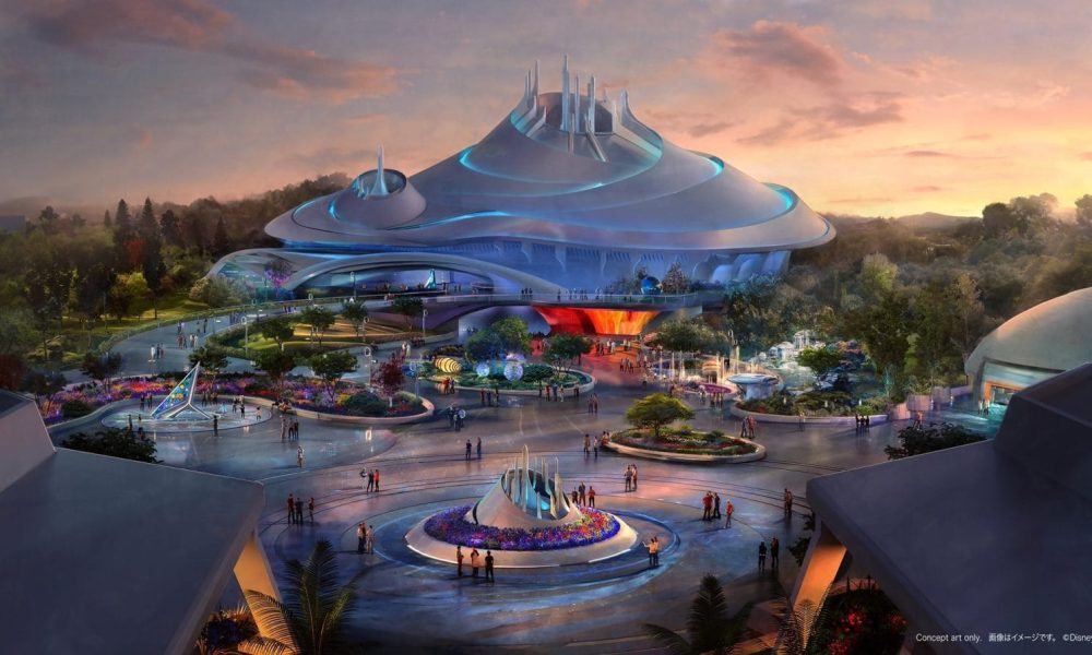 Conheça a Space Mountain Earthrise, nova atração da Tokyo Disneyland para 2027, e veja todas as novidades da Tomorrowland.