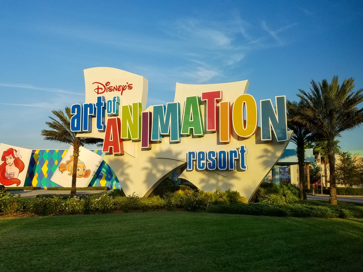 Letreiro do Disney’s Art of Animation Resort