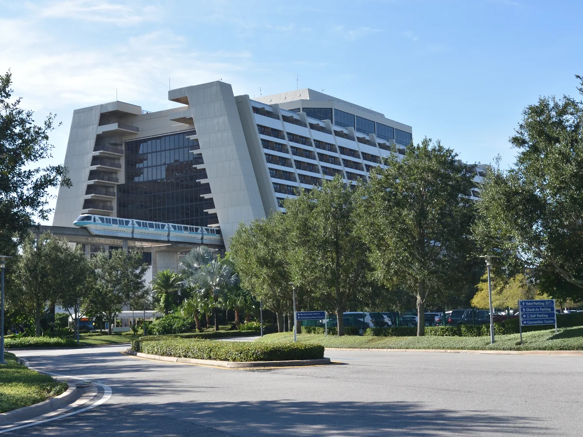 Fachada do Disney’s Contemporary Resort
