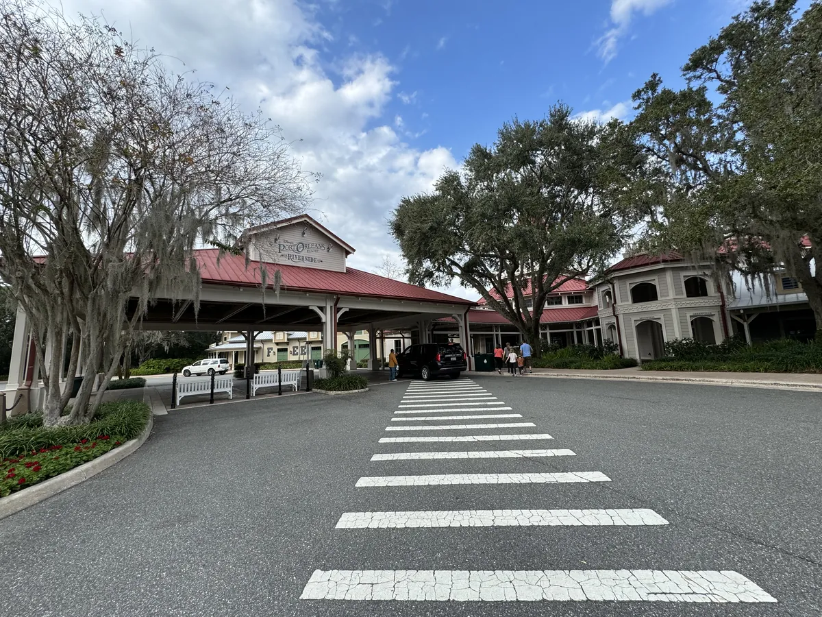 Entrada do Disney’s Port Orleans Resort – Riverside